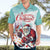 Personalized Canada Santa Playing Hockey Hawaiian Shirt - Wonder Print Shop