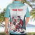 Personalized Canada Santa Playing Hockey Hawaiian Shirt - Wonder Print Shop