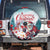 Canada Santa Playing Hockey Spare Tire Cover