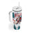 Personalized Canada Santa Playing Hockey Tumbler With Handle