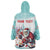 Personalized Canada Santa Playing Hockey Wearable Blanket Hoodie