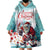 Personalized Canada Santa Playing Hockey Wearable Blanket Hoodie