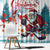 Canada Santa Playing Hockey Window Curtain