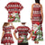 Personalized Canada Christmas Family Matching Tank Maxi Dress and Hawaiian Shirt Maple Leaf Pattern - Wonder Print Shop