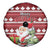 Canada Christmas Spare Tire Cover Maple Leaf Pattern