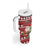 Personalized Canada Christmas Tumbler With Handle Maple Leaf Pattern