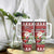 Personalized Canada Christmas Tumbler With Handle Maple Leaf Pattern