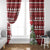 Canada Christmas Window Curtain Maple Leaf Pattern - Wonder Print Shop