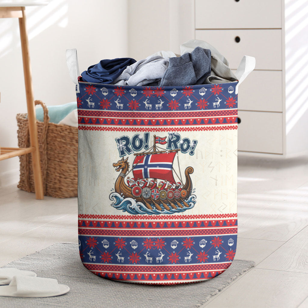 Norge Christmas Laundry Basket Ro Ro Viking Santa Claus