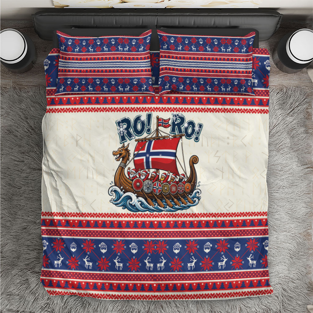Norge Christmas Bedding Set Ro Ro Viking Santa Claus