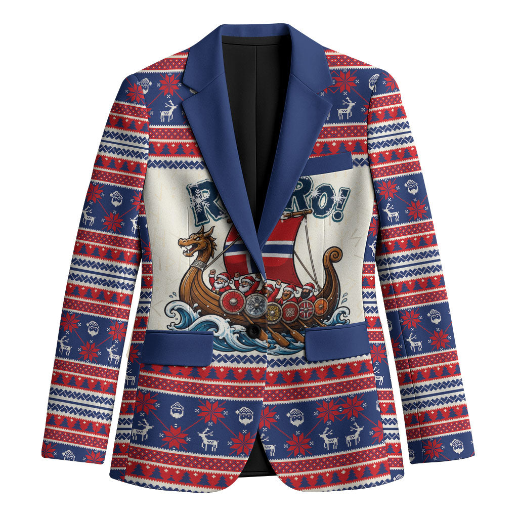 Norge Christmas Blazer Ro Ro Viking Santa Claus