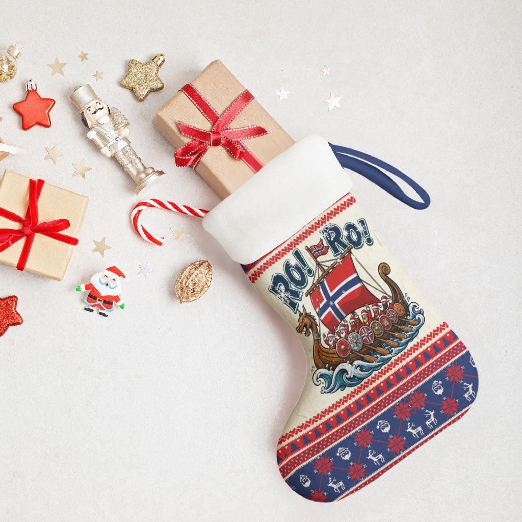 Norge Christmas Stocking Ro Ro Viking Santa Claus