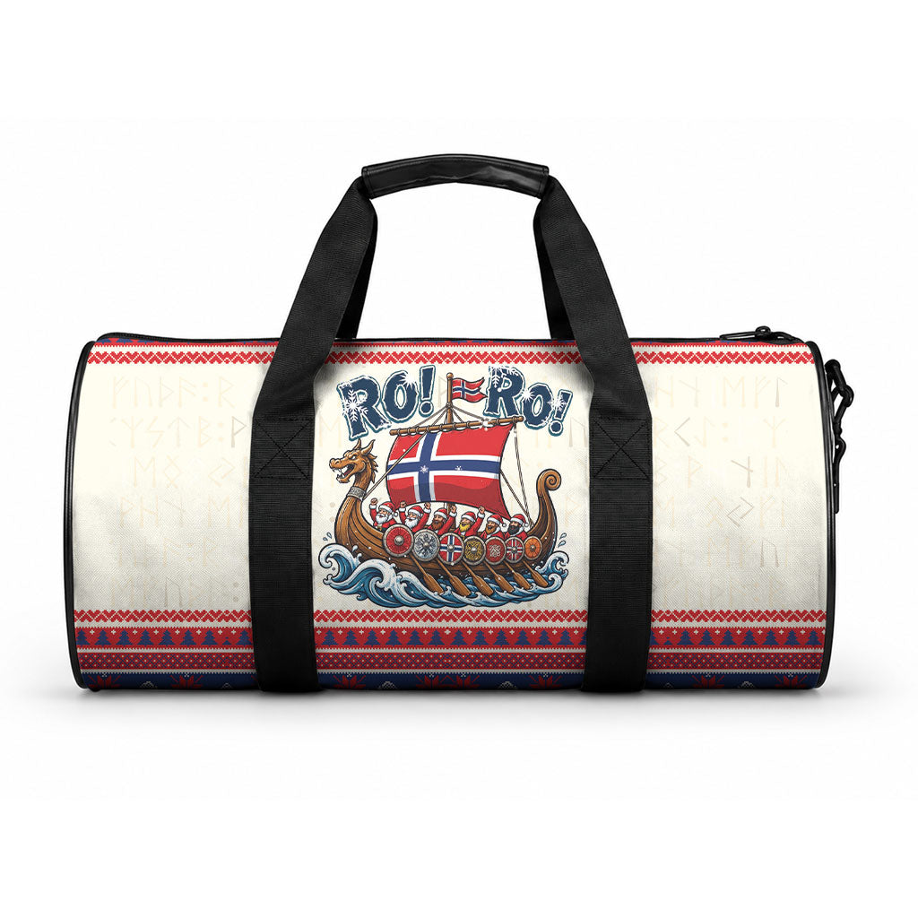 Norge Christmas Duffle Bag Ro Ro Viking Santa Claus