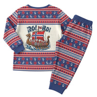 Norge Christmas Pajama Set Ro Ro Viking Santa Claus