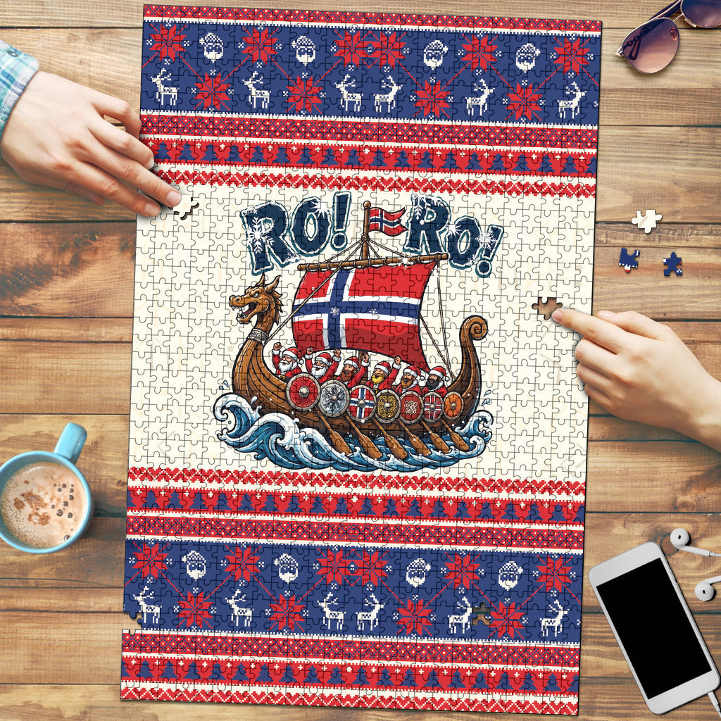 Norge Christmas Puzzle Ro Ro Viking Santa Claus