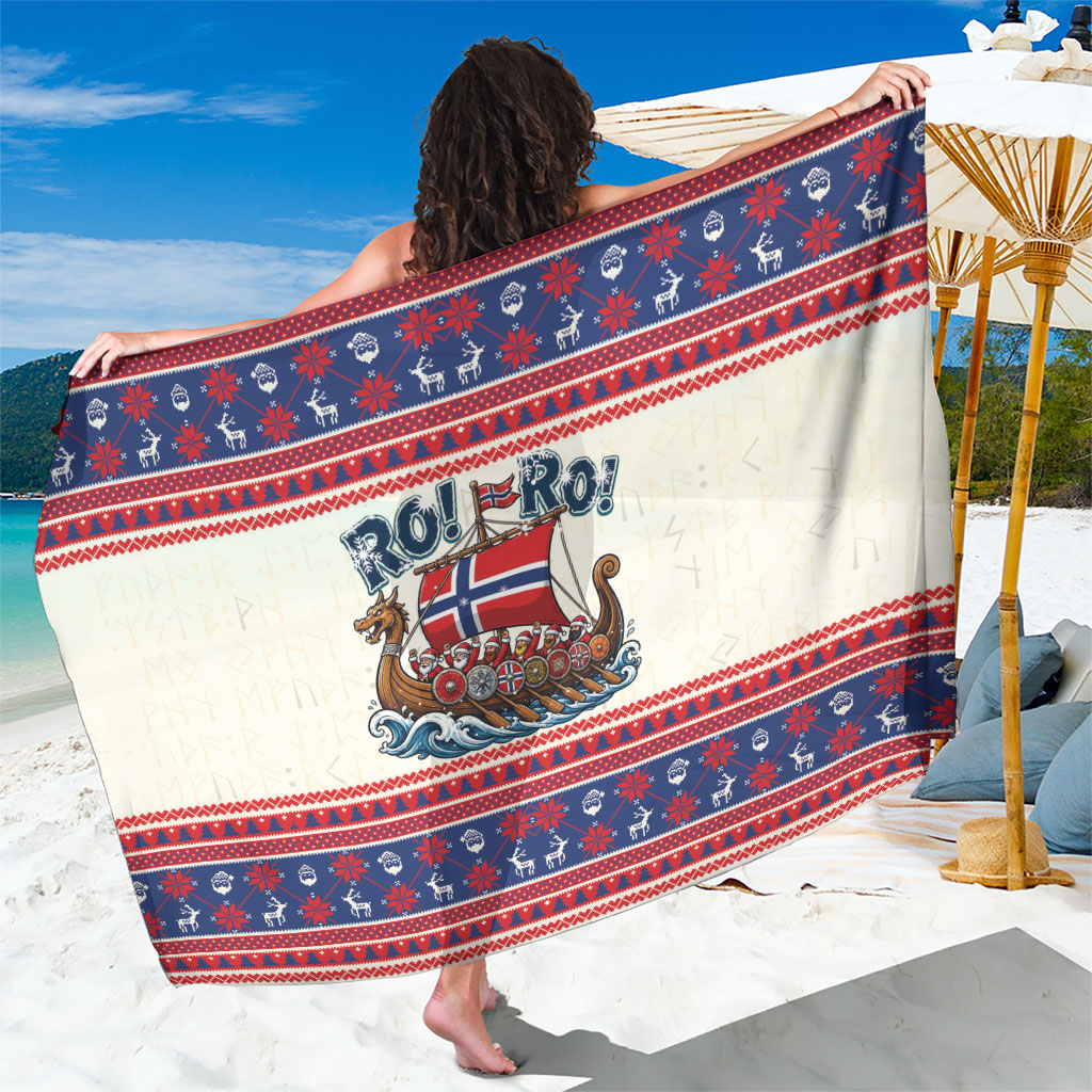 Norge Christmas Sarong Ro Ro Viking Santa Claus