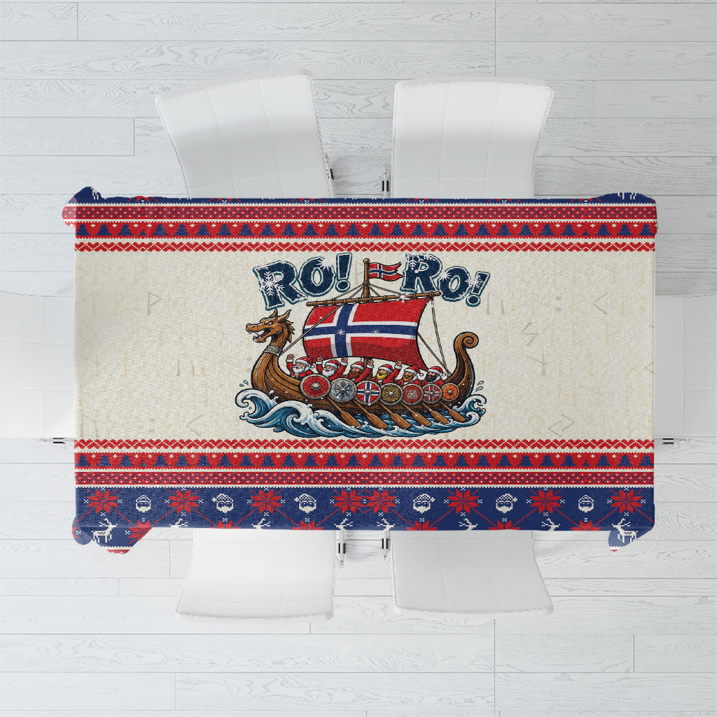 Norge Christmas Tablecloth Ro Ro Viking Santa Claus