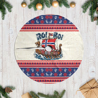 Norge Christmas Tree Skirt Ro Ro Viking Santa Claus