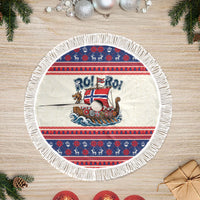 Norge Christmas Tree Skirt Ro Ro Viking Santa Claus