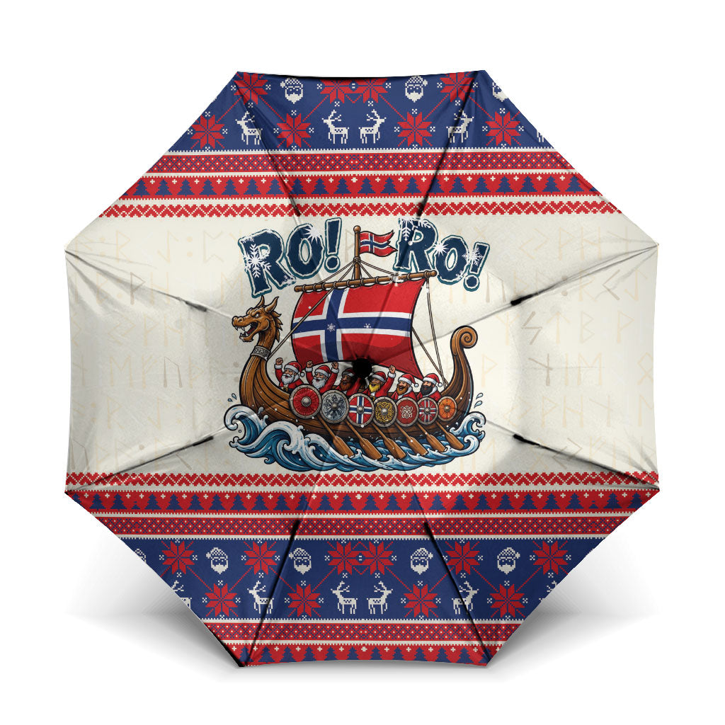 Norge Christmas Umbrella Ro Ro Viking Santa Claus
