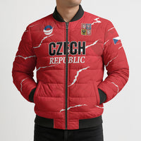 Custom Handball Czech Republic Bomber Puffer Jacket Go Champions