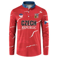 Custom Handball Czech Republic Button Sweatshirt Go Champions