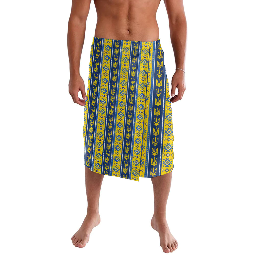 Ukraine Christmas Lavalava Ukrainian Trident Pattern