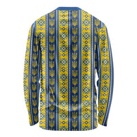 Ukraine Christmas Long Sleeve Shirt Ukrainian Trident Pattern