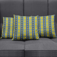 Ukraine Christmas Pillow Cover Ukrainian Trident Pattern