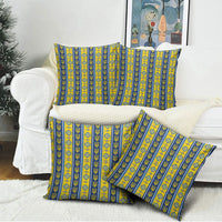 Ukraine Christmas Pillow Cover Ukrainian Trident Pattern