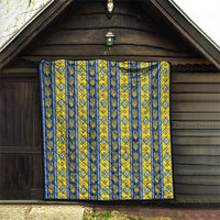 Ukraine Christmas Quilt Ukrainian Trident Pattern