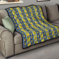 Ukraine Christmas Quilt Ukrainian Trident Pattern