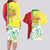 Senegal Independence Day Couples Matching Long Sleeve Bodycon Dress and Hawaiian Shirt Un Peuple Un But Une Foi 64th Anniversary - Wonder Print Shop