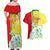 Senegal Independence Day Couples Matching Off Shoulder Maxi Dress and Hawaiian Shirt Un Peuple Un But Une Foi 64th Anniversary - Wonder Print Shop