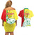 Senegal Independence Day Couples Matching Off Shoulder Short Dress and Hawaiian Shirt Un Peuple Un But Une Foi 64th Anniversary - Wonder Print Shop