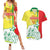 Senegal Independence Day Couples Matching Summer Maxi Dress and Hawaiian Shirt Un Peuple Un But Une Foi 64th Anniversary - Wonder Print Shop