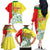 Senegal Independence Day Family Matching Off Shoulder Long Sleeve Dress and Hawaiian Shirt Un Peuple Un But Une Foi 64th Anniversary - Wonder Print Shop