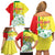 Senegal Independence Day Family Matching Off Shoulder Short Dress and Hawaiian Shirt Un Peuple Un But Une Foi 64th Anniversary - Wonder Print Shop