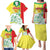 Senegal Independence Day Family Matching Puletasi and Hawaiian Shirt Un Peuple Un But Une Foi 64th Anniversary - Wonder Print Shop