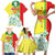 Senegal Independence Day Family Matching Short Sleeve Bodycon Dress and Hawaiian Shirt Un Peuple Un But Une Foi 64th Anniversary - Wonder Print Shop