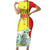 Senegal Independence Day Family Matching Short Sleeve Bodycon Dress and Hawaiian Shirt Un Peuple Un But Une Foi 64th Anniversary - Wonder Print Shop