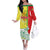 Senegal Independence Day Off The Shoulder Long Sleeve Dress Un Peuple Un But Une Foi 64th Anniversary - Wonder Print Shop