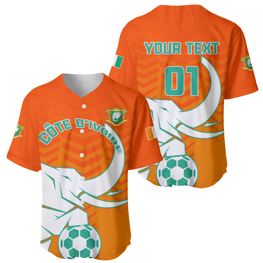 Orange football jersey set: front crest graphic, back 'YOUR TEXT 01' print