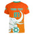 Ivory Coast Football Women V Neck T Shirt Go Les Elephants - Wonder Print Shop