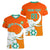 Ivory Coast Football Women V Neck T Shirt Go Les Elephants - Wonder Print Shop