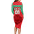 Morocco Football Long Sleeve Bodycon Dress Go The Atlas Lions - Wonder Print Shop