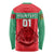 Morocco Football Long Sleeve Shirt Go The Atlas Lions - Wonder Print Shop