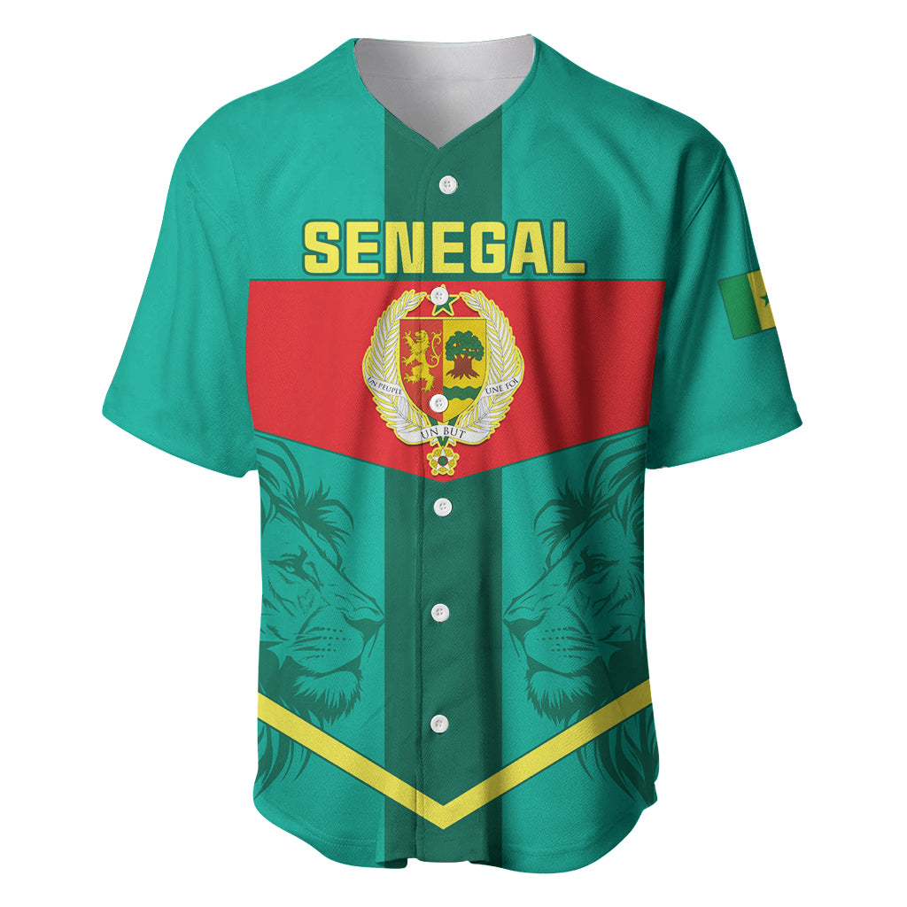 Senegal Football Baseball Jersey Go Lions of Teranga - Wonder Print Shop