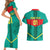 Senegal Football Couples Matching Short Sleeve Bodycon Dress and Hawaiian Shirt Go Lions of Teranga - Wonder Print Shop