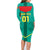 Senegal Football Family Matching Long Sleeve Bodycon Dress and Hawaiian Shirt Go Lions of Teranga - Wonder Print Shop